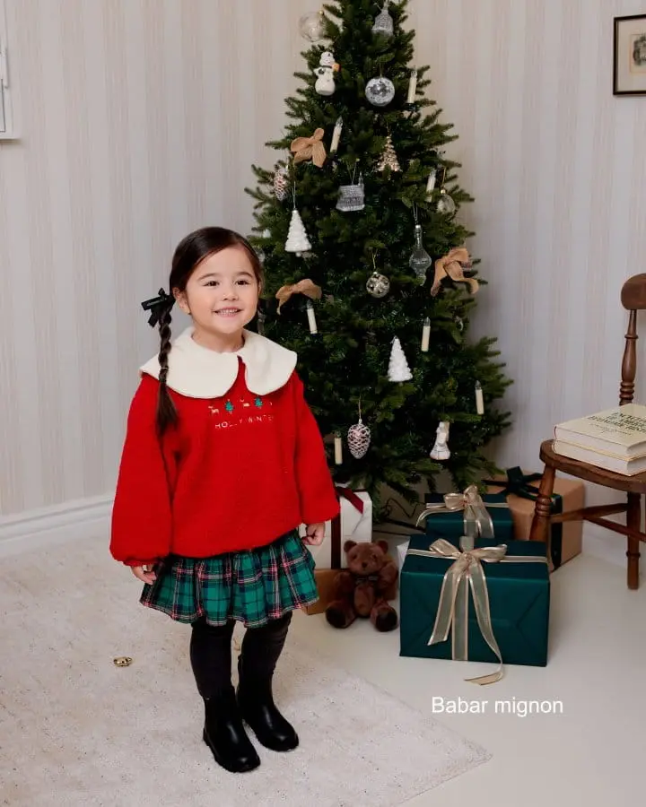 Babar Mignon - Korean Baby Fashion - #onlinebabyshop - Holliday Sweatshirt - 7