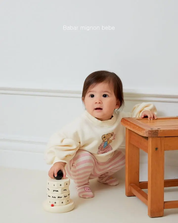Babar Mignon - Korean Baby Fashion - #smilingbaby - Bebe Kitchen Sweatshirt - 5