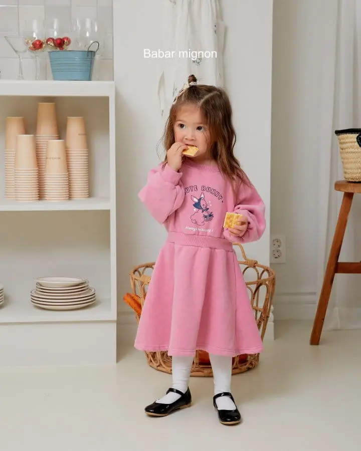 Babar Mignon - Korean Children Fashion - #Kfashion4kids - Cuty Rabbit One-piece - 5