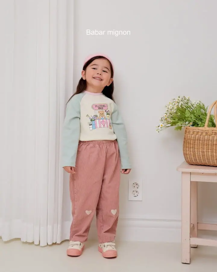 Babar Mignon - Korean Children Fashion - #kidzfashiontrend - Color Ragaln Tee - 4