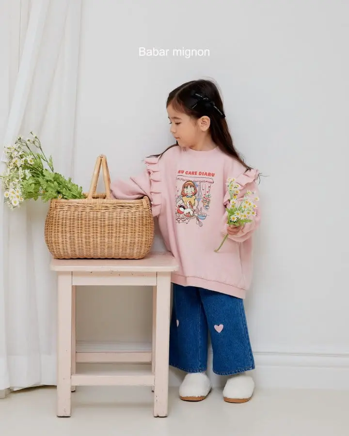 Babar Mignon - Korean Children Fashion - #kidsshorts - Girl Long Sweatshirt - 10