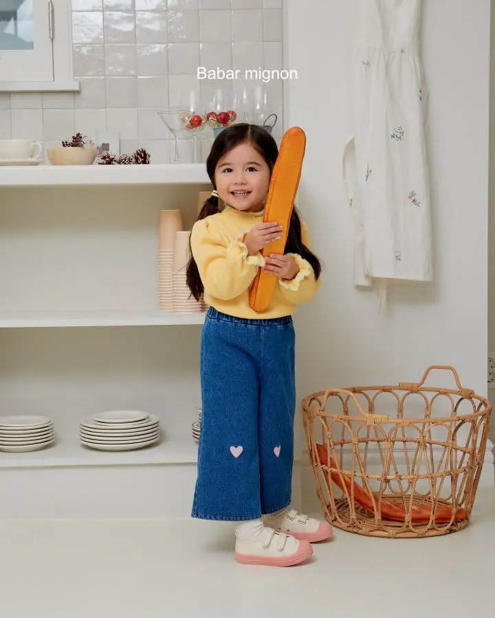 Babar Mignon - Korean Children Fashion - #kidsstore - Three Friends Rib Tee - 6