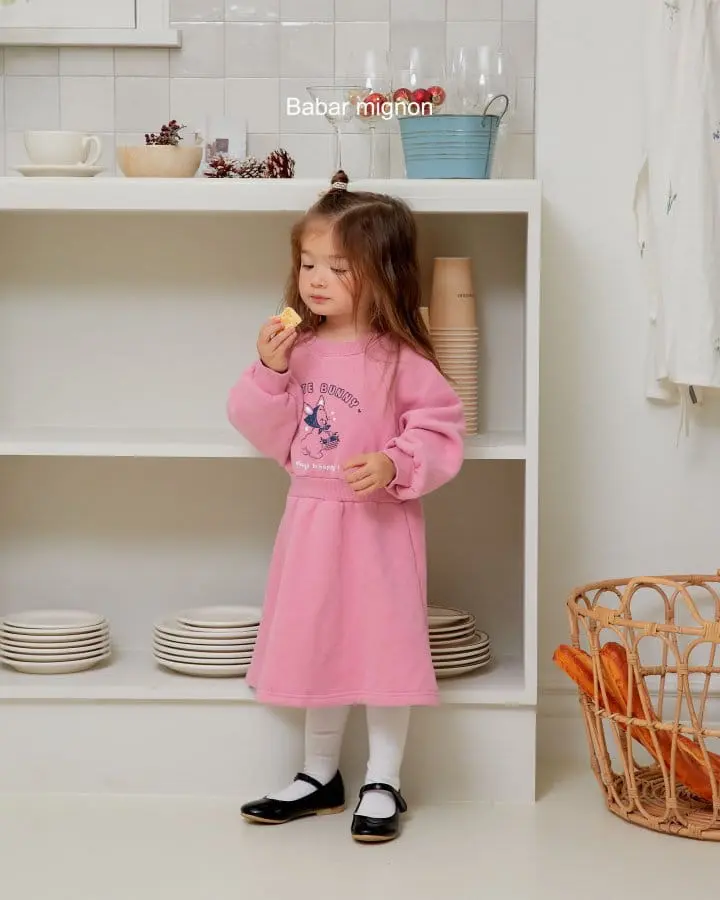 Babar Mignon - Korean Children Fashion - #kidsstore - Cuty Rabbit One-piece - 3