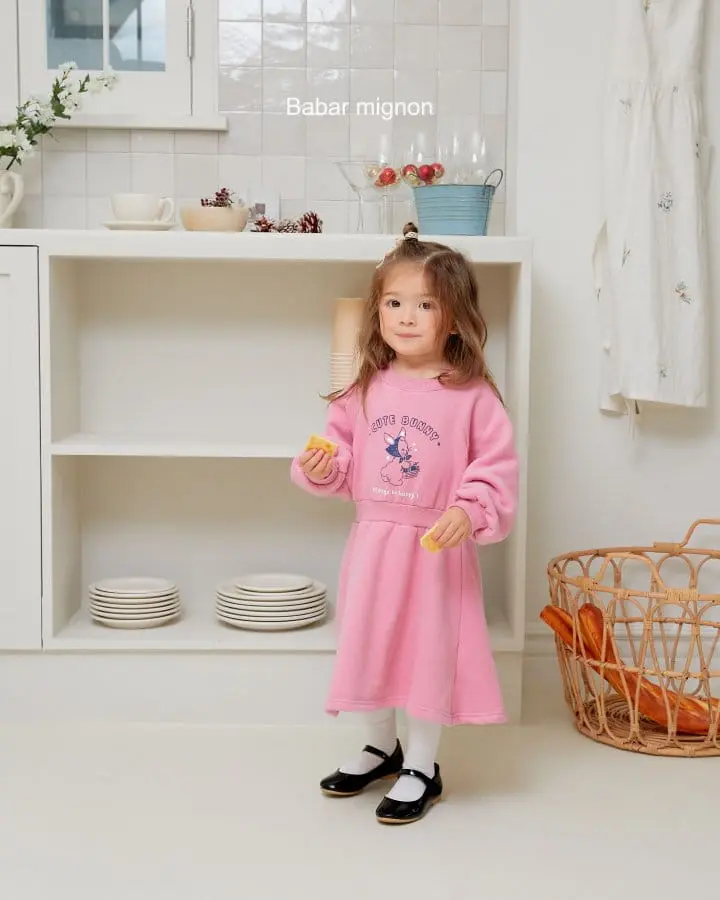 Babar Mignon - Korean Children Fashion - #magicofchildhood - Cuty Rabbit One-piece - 7