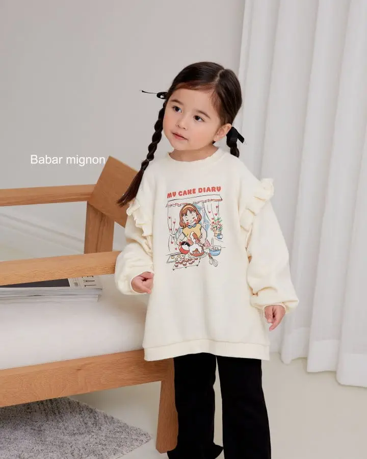 Babar Mignon - Korean Children Fashion - #minifashionista - Girl Long Sweatshirt - 2