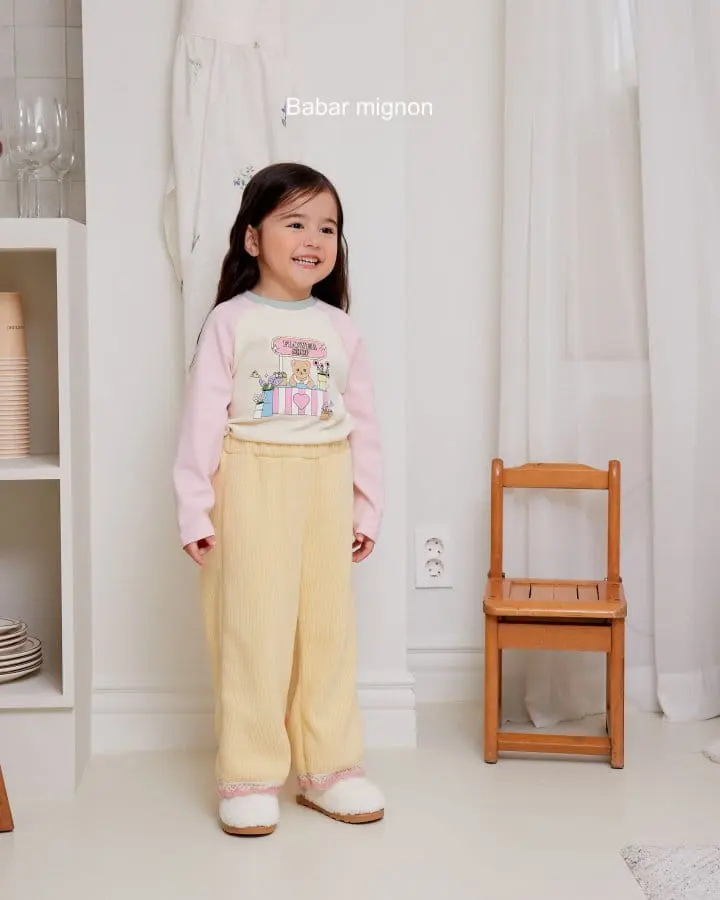 Babar Mignon - Korean Children Fashion - #minifashionista - Rib Lace Pants - 12