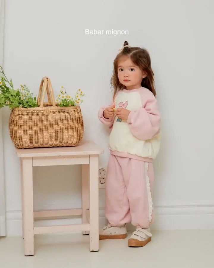 Babar Mignon - Korean Children Fashion - #prettylittlegirls - Rabbit Top Bottom Set - 2