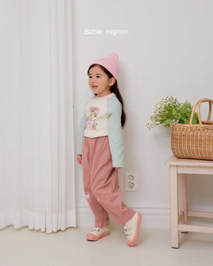 Babar Mignon - Korean Children Fashion - #toddlerclothing - Color Ragaln Tee - 10