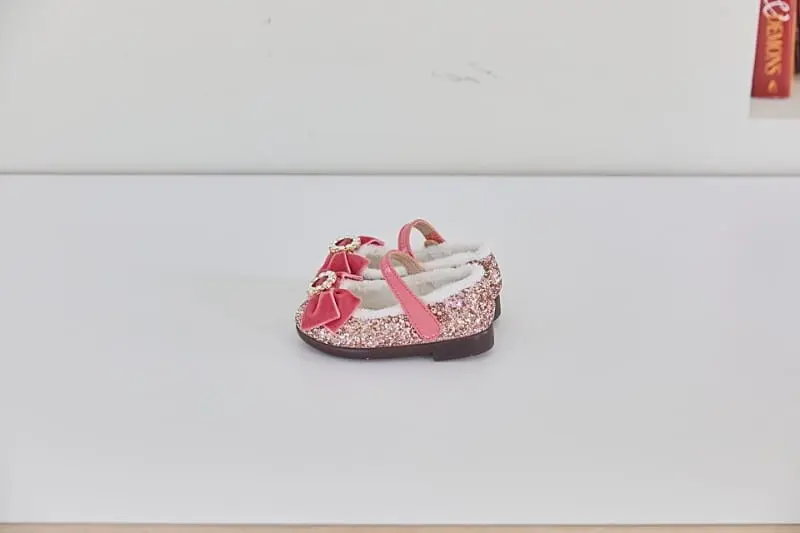 Babyzzam - Korean Children Fashion - #stylishchildhood - Y897 Cling Bijou Flats - 4