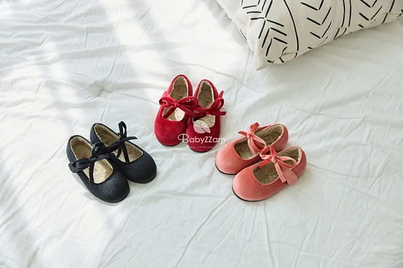 Babyzzam - Korean Children Fashion - #kidsstore - Y 898 Bellsa Ribbon Flats - 11