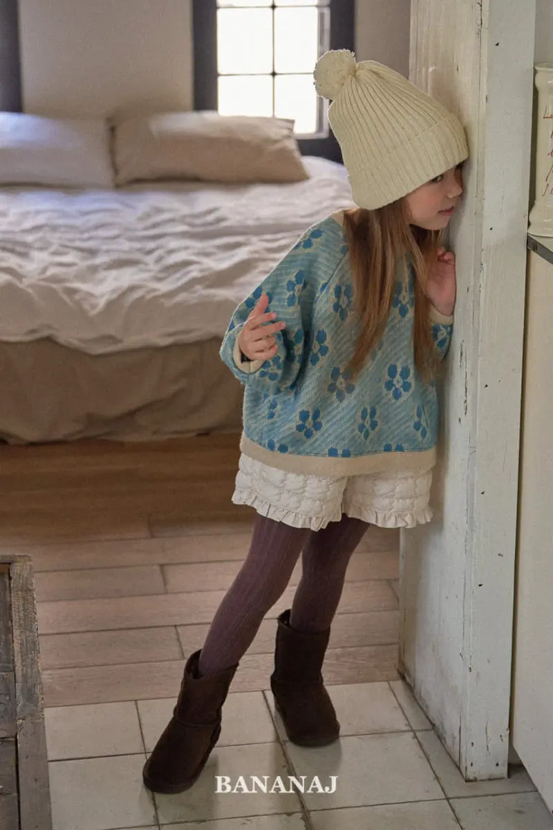 Banana J - Korean Children Fashion - #Kfashion4kids - Flower Knit Sweatshirt - 12