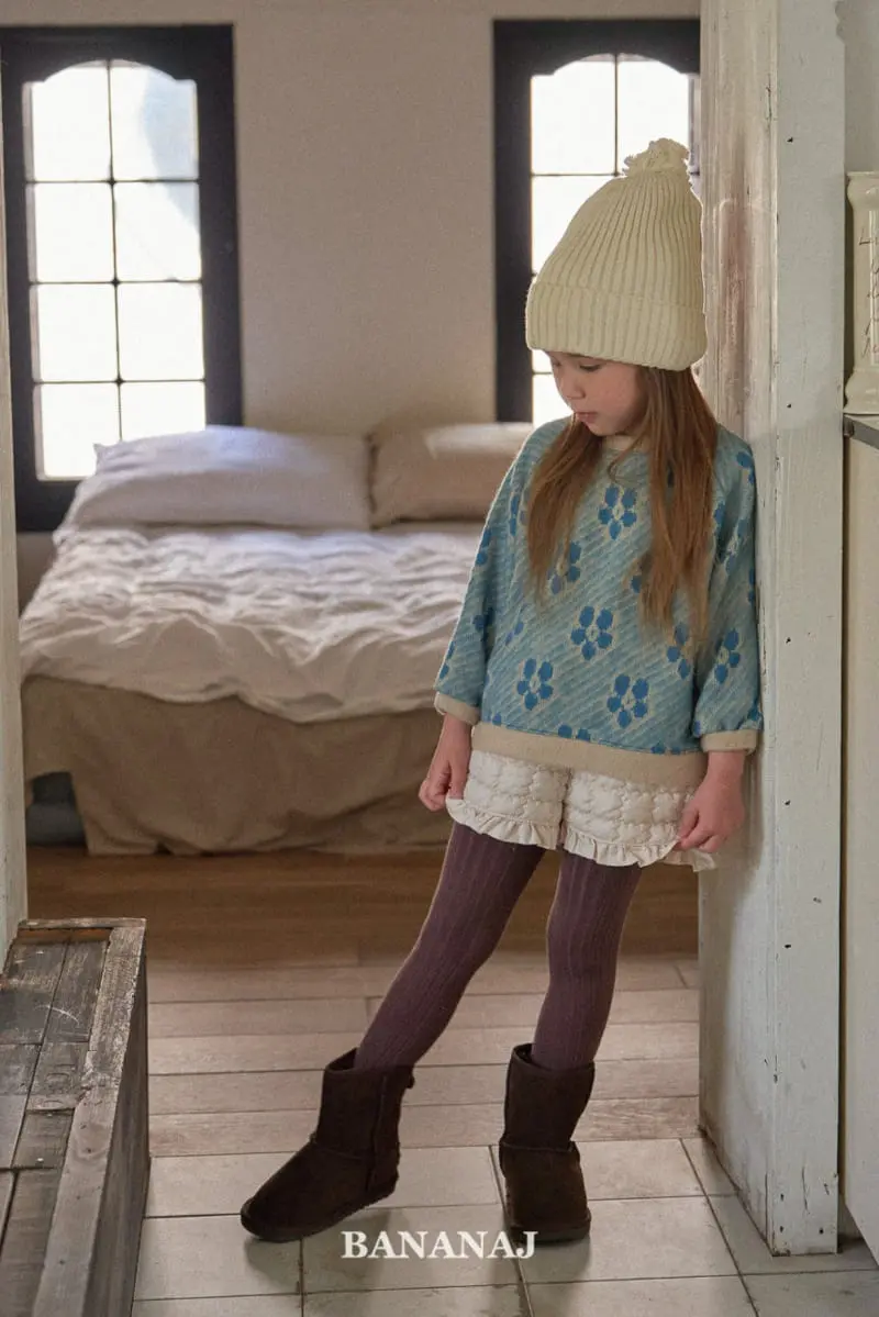 Banana J - Korean Children Fashion - #kidzfashiontrend - Flower Knit Sweatshirt - 11
