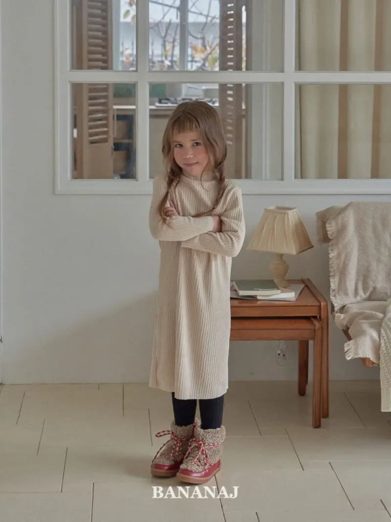 Banana J - Korean Children Fashion - #Kfashion4kids - Rib Tok One-piece - 4