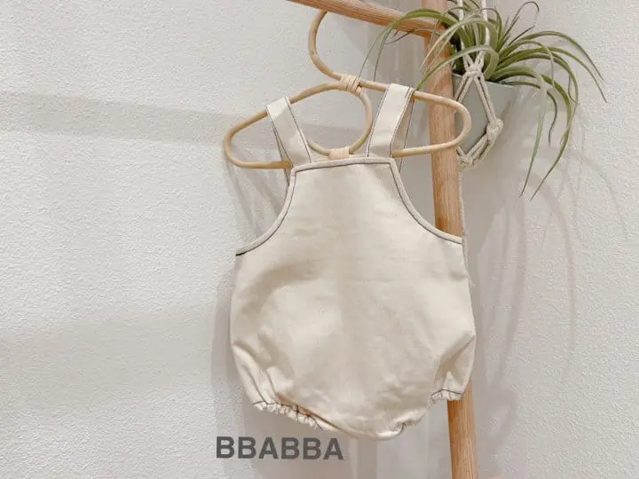 Bbabba - Korean Baby Fashion - #babyboutique - Good Puppy Embroidery Dungarees - 7