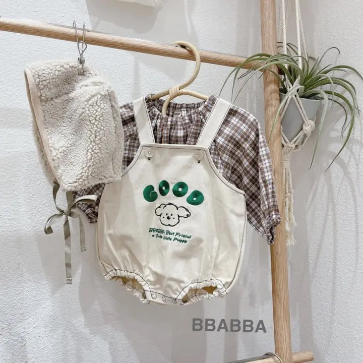 Bbabba - Korean Baby Fashion - #babyclothing - Fleece Check Bnlouse - 4