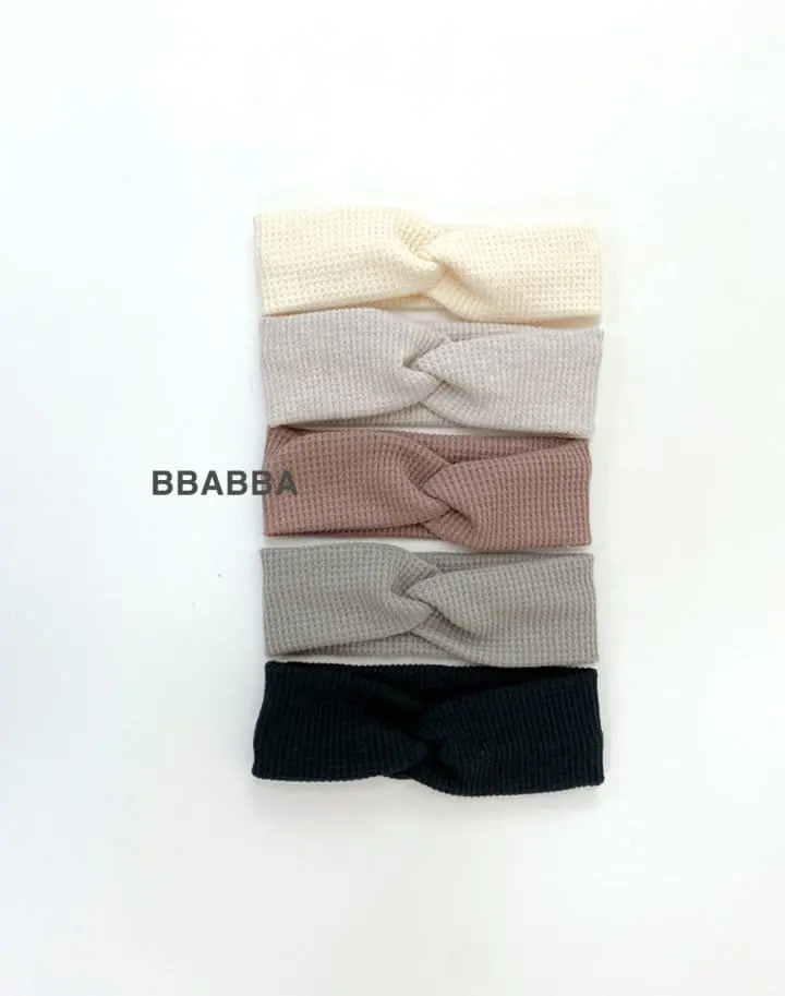Bbabba - Korean Baby Fashion - #babygirlfashion - Waffle Hairband - 7