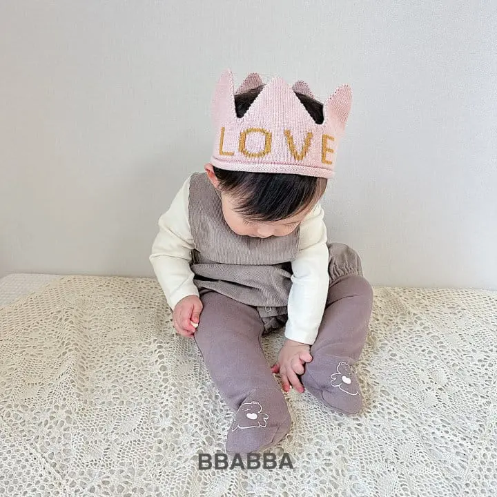 Bbabba - Korean Baby Fashion - #babyoutfit - Love Crown - 3