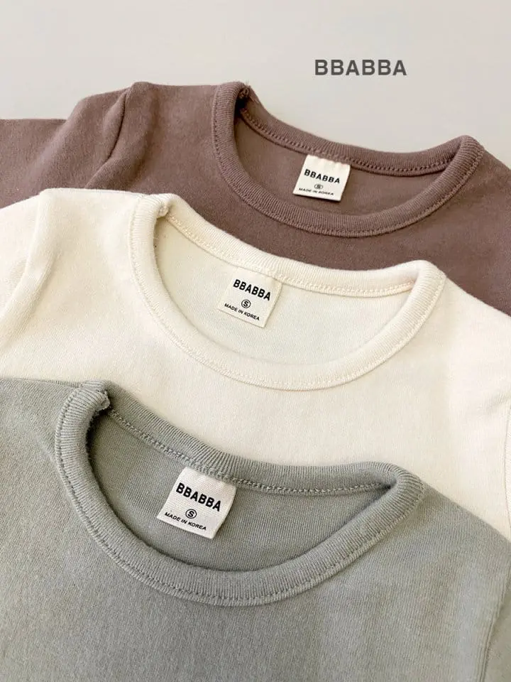 Bbabba - Korean Baby Fashion - #babyoutfit - 23 Bebe Round Tee - 2