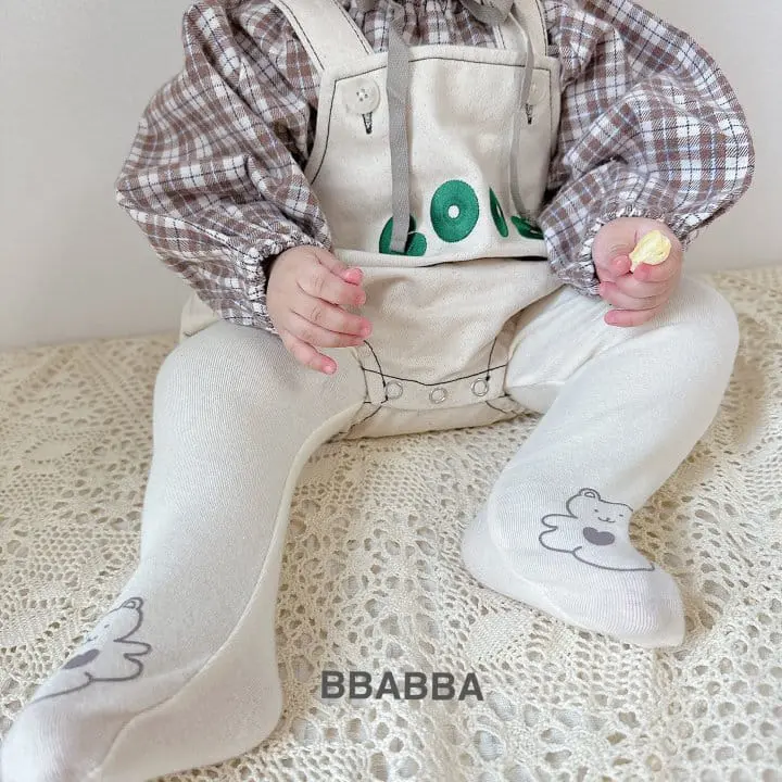 Bbabba - Korean Baby Fashion - #onlinebabyboutique - Good Puppy Embroidery Dungarees - 5