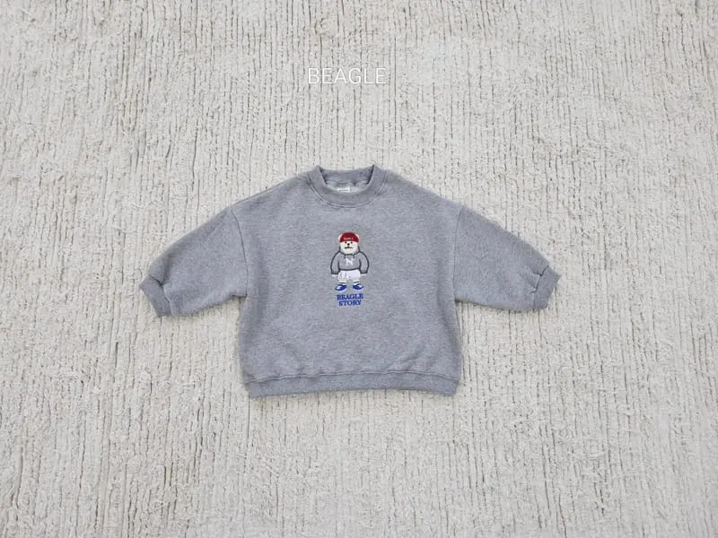Beagle - Korean Children Fashion - #childofig - Hat Bear Sweatshirt - 4