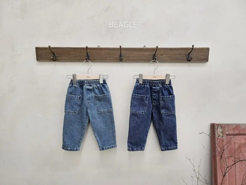 Beagle - Korean Children Fashion - #kidsstore - Cookies Fleece Jeans - 4