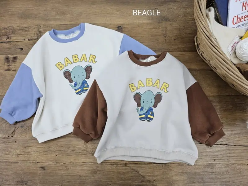 Beagle - Korean Children Fashion - #magicofchildhood - Elephat Sweatshirt