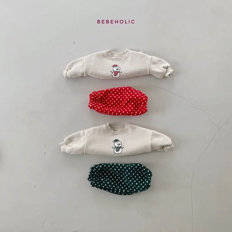 Bebe Holic - Korean Baby Fashion - #babyboutique - Snowman Sweatshirt - 7