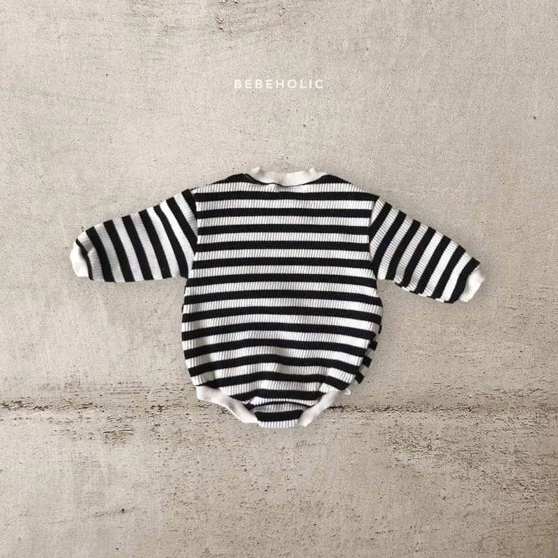 Bebe Holic - Korean Baby Fashion - #babyfashion - Knit Pocket Bodysuit - 8