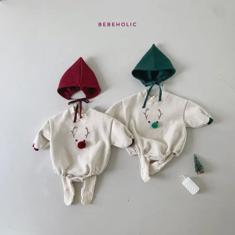Bebe Holic - Korean Baby Fashion - #babyfever - Deer Bonnet Set