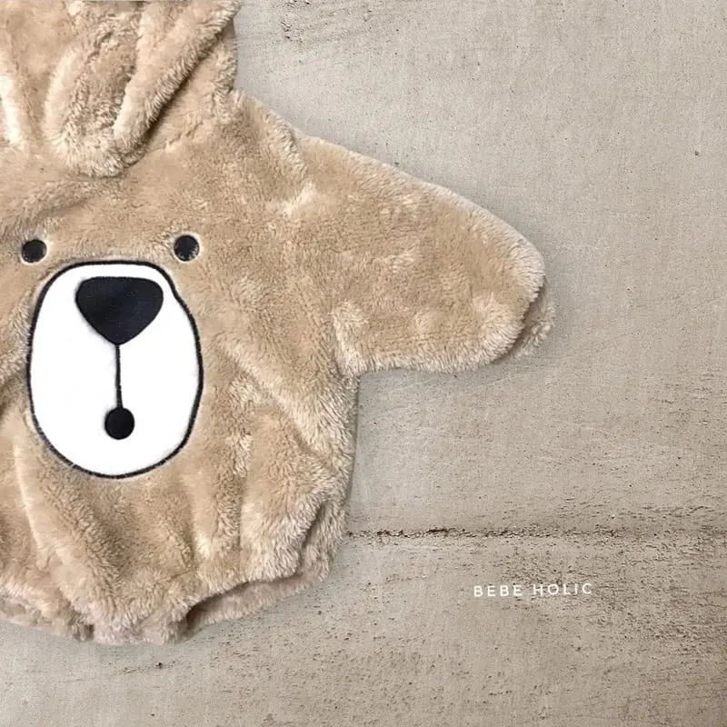 Bebe Holic - Korean Baby Fashion - #babyfever - Bear Bell Bodysuit - 7