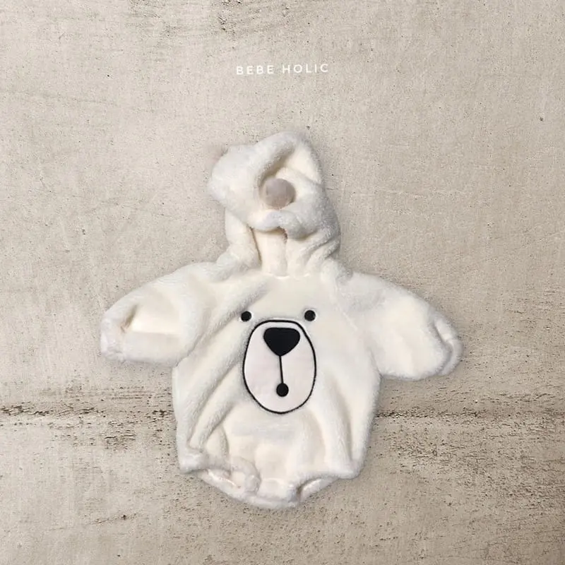 Bebe Holic - Korean Baby Fashion - #babyootd - Bear Bell Bodysuit - 11