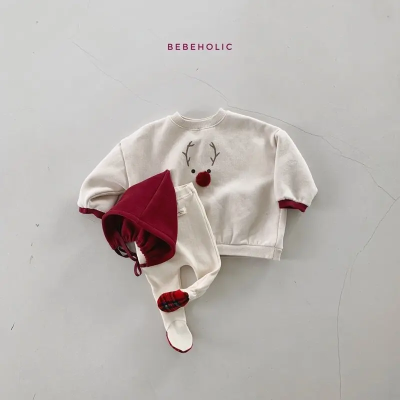 Bebe Holic - Korean Baby Fashion - #babyoutfit - Tree Sweatshirt - 5