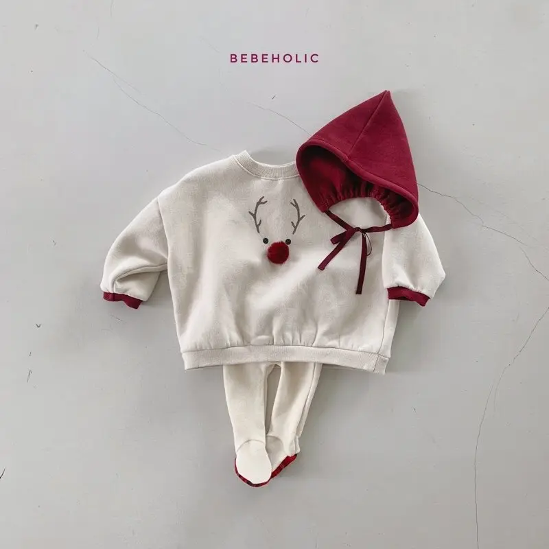 Bebe Holic - Korean Baby Fashion - #babyoutfit - Tree Sweatshirt - 6