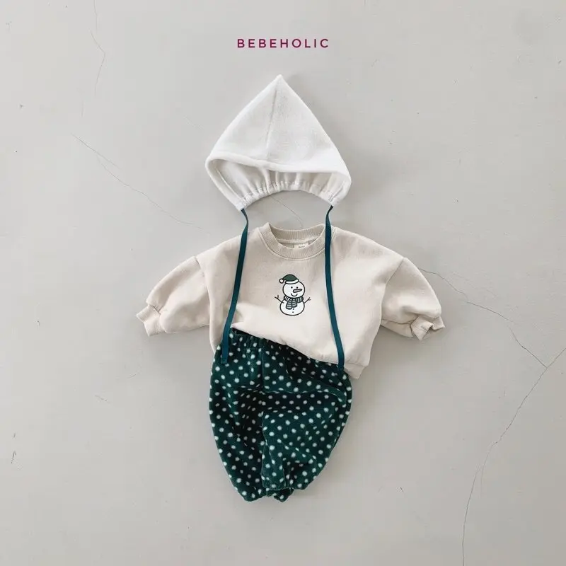Bebe Holic - Korean Baby Fashion - #onlinebabyboutique - Snowman Sweatshirt - 5