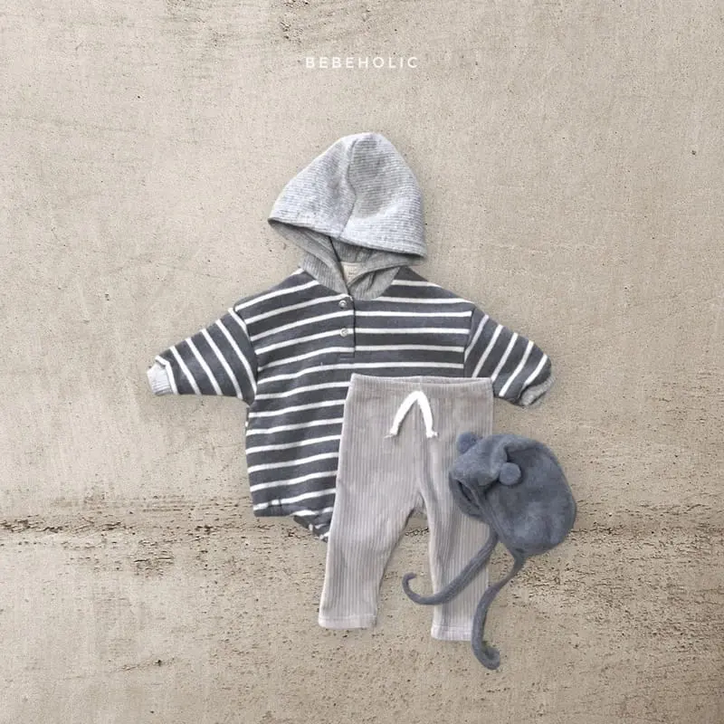 Bebe Holic - Korean Baby Fashion - #onlinebabyshop - Knit Danjjack Bodysuit - 2