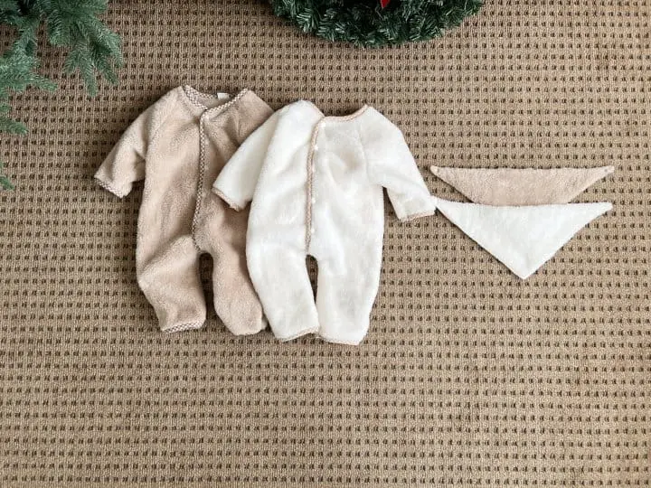 Bebe Nine - Korean Baby Fashion - #babyboutique - Boa Scrf Bim Set - 2