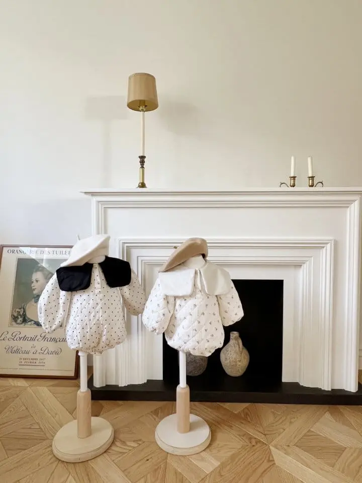 Bebe Nine - Korean Baby Fashion - #babyboutiqueclothing - Rose Mong Quiltinh Bodysuit - 5