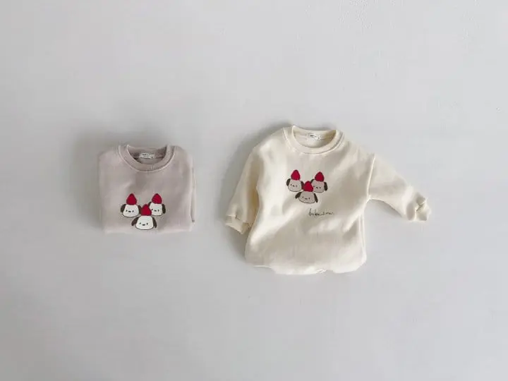 Bebe Nine - Korean Baby Fashion - #babyclothing - Mung Berry Fleece Bodysuit - 9