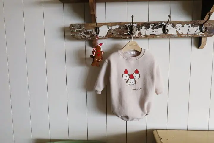 Bebe Nine - Korean Baby Fashion - #babyfashion - Mung Berry Fleece Bodysuit - 10