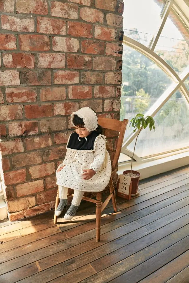 Bebe Nine - Korean Baby Fashion - #babyfashion - Rose Mong Quilting One-piece - 6