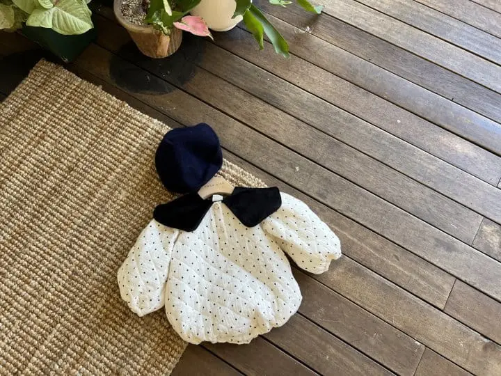 Bebe Nine - Korean Baby Fashion - #babyfever - Rose Mong Quiltinh Bodysuit - 8