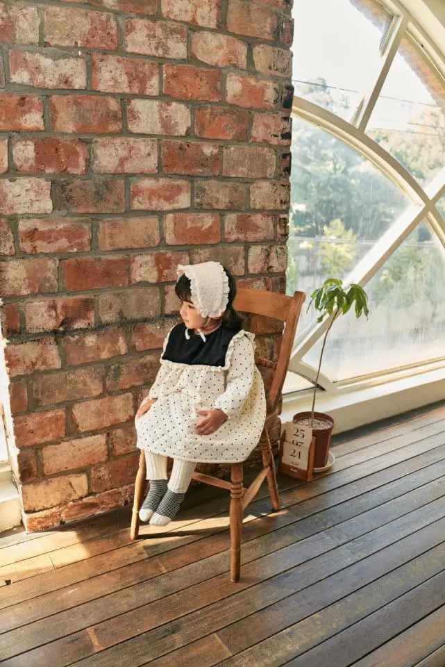 Bebe Nine - Korean Baby Fashion - #babyfever - Rose Mong Quilting One-piece - 7