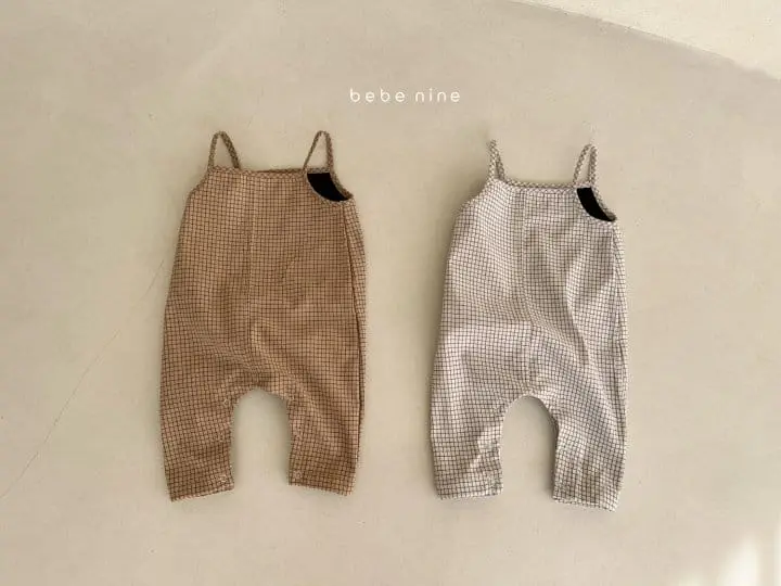 Bebe Nine - Korean Baby Fashion - #babyfever - Cube Dungarees