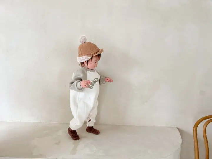 Bebe Nine - Korean Baby Fashion - #babygirlfashion - Bonjour Fleece Overalls - 6