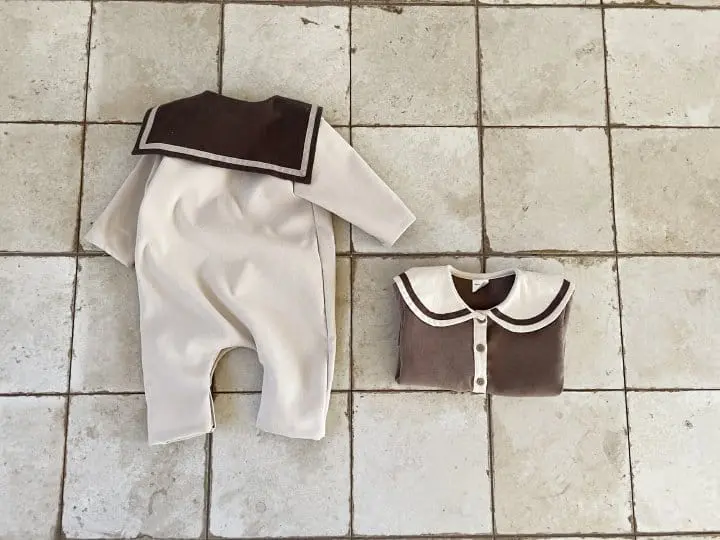 Bebe Nine - Korean Baby Fashion - #babylifestyle - Marlang Collar Overalls - 10