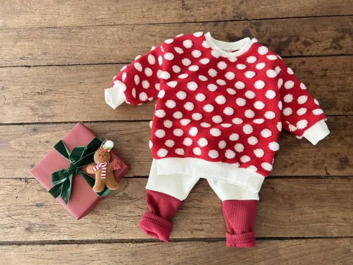 Bebe Nine - Korean Baby Fashion - #babylifestyle - Berry Sweatshirt - 5