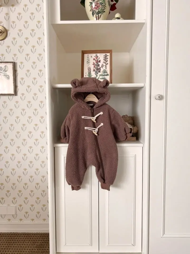 Bebe Nine - Korean Baby Fashion - #babylifestyle - Bear Bbogle Bodysuit - 4