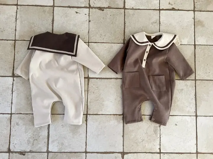 Bebe Nine - Korean Baby Fashion - #babyoninstagram - Marlang Collar Overalls - 11