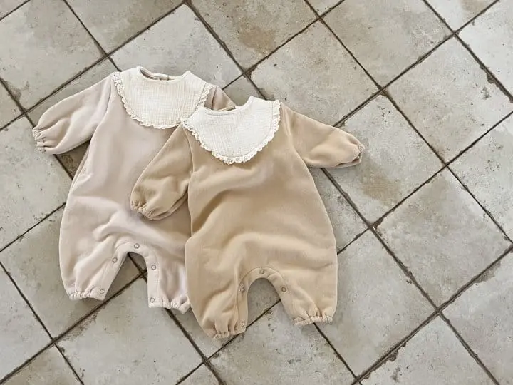 Bebe Nine - Korean Baby Fashion - #babyoninstagram - Bib Fleece Overalls - 7
