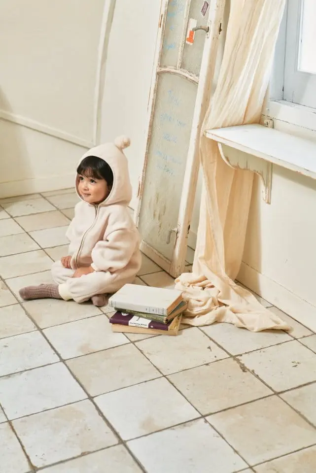 Bebe Nine - Korean Baby Fashion - #babyoninstagram - Latte Bell Overalls - 5